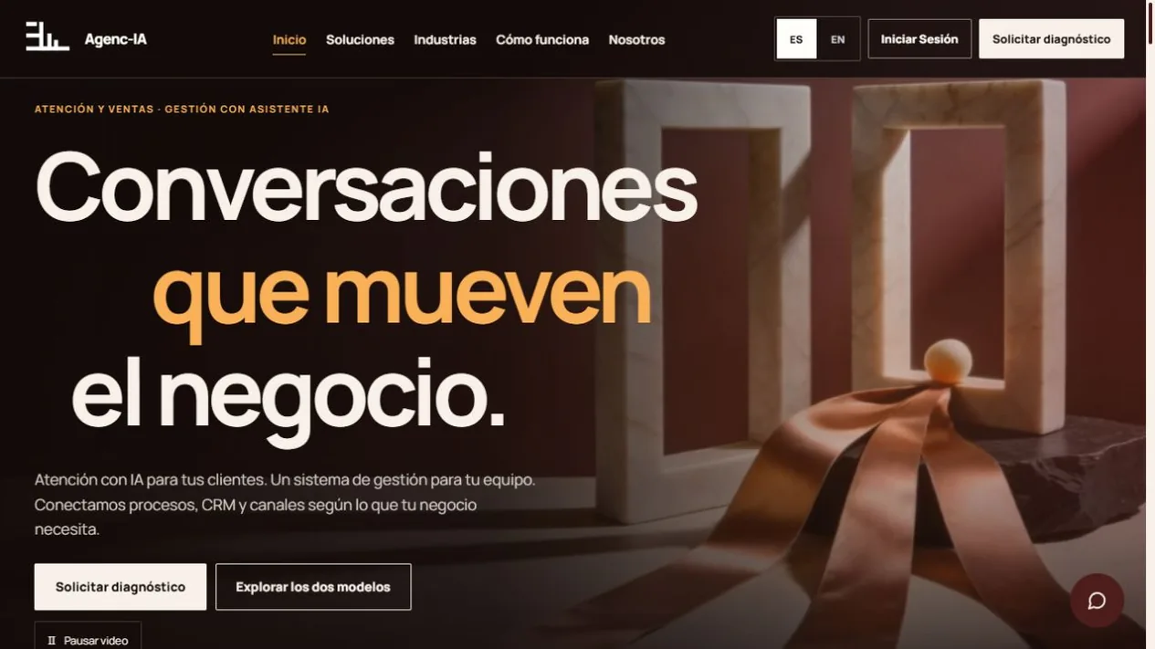 Captura real de Agenc-IA: conversaciones que mueven el negocio